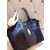 Calf hair leather handle bag