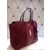 Calf hair leather handle bag