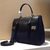 Original Croco skin suede cow leather flap shoulder bag