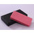 Pink Saffiano Leather Button Closure Long Wallet