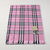 Cotton Fabric Pink Check Pattern Scarf