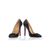 Black Patent Leather Rivets Pump