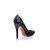 Black Patent Leather Rivets Pump