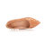 Beige Pattern Leather Rivets Pointed Flat