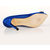 Blue satin Pump