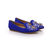 Positions Logo Blue Suede Loafer