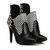 Black Leather Ankle Boot