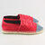 Red Canvas with Blue Canvas Head Casual Flat