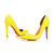 Yellow Patent Leather Pump