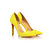 Yellow Patent Leather Pump