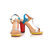 Color Combo T shape Sandal