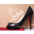 Black Lambskin Leather Red Sole (peep toe & platform) Pump