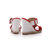 Red & White Patent Leather Wedge Pump Slipper