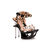 Patent Leather Sculptural Eyelet Sandals with Cutout Platform