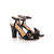 Black leather sandal