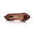 Claret leather logo plate pump