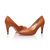 Tan leather pump