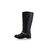 Black Leather Rivet Boots