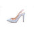 Rock studs sling back pump