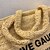 RIVE GAUCHE TOTE IN RAFFIA