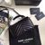 calfskin leather heart mini chain bag
