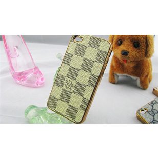 Damier Azur Iphone Cover(Gold)