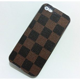 Damier Ebene Canvas iphone 5 Case Cover(Silver)