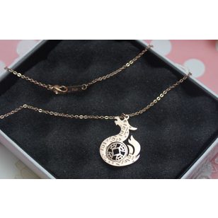 Old Chinese Lucky Dragon King Pendant Necklace