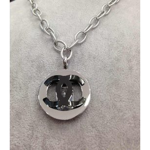 Silver finish necklace