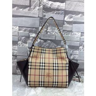 Horse check original leather shoulder bag