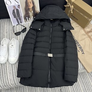 Belted Down Puffer Jacket