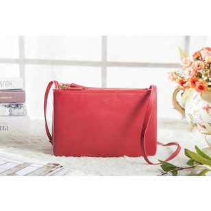 Original leather removable 3 layers shoulder bag