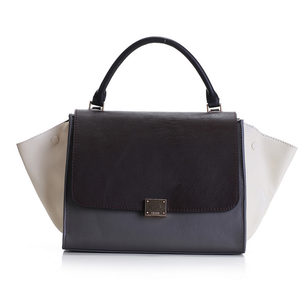 Small Trapeze Bag Brown/Gray/White