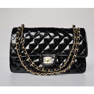 2.55 Classic Flap Bag Patent Leather (Gold)