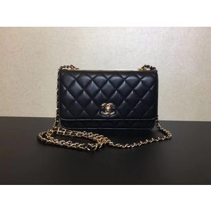 original lambskin leather WOC mini flap bag