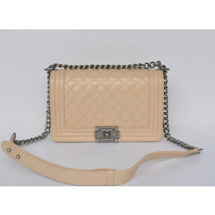 Caviar leather flap bag