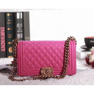 Imported original caviar leather flap bag