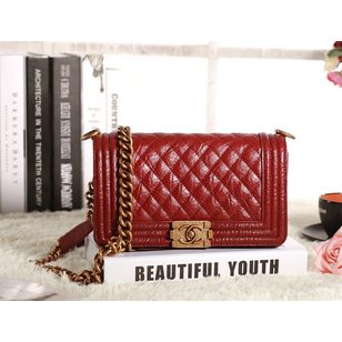 Original imported crinkle leather flap bag