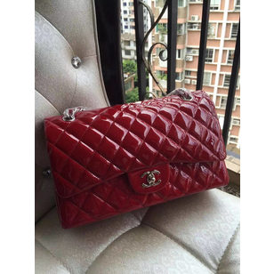 ORIGINAL patent leather flap bag