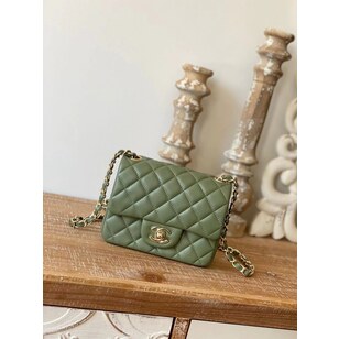 Original leather mini flap bag