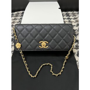 23K flap chain bag