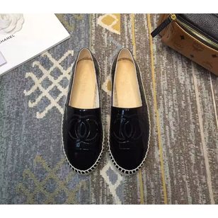 black patent leather espadrilles loafers