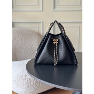 25 caviar leather  small hobo