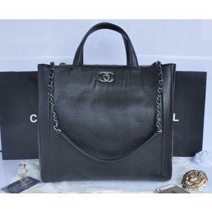 Original leather handle tote