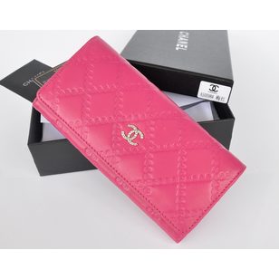 Hot stamp leather wallet