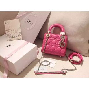 Mini Lady Dior original lambskin leather