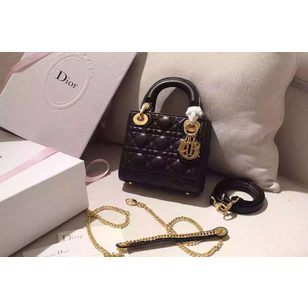 Mini Lady Dior original lambskin leather