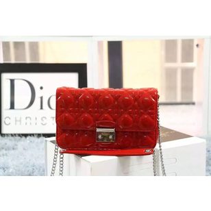 Miss Dior red patent leather