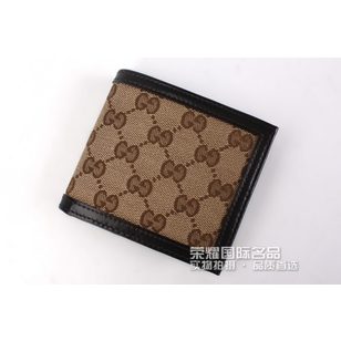 Bi-Fold Wallet Beige/Brown