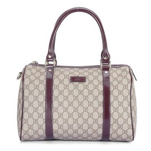 Joy Medium Boston Bag Beige Apricot And  Bordeaux